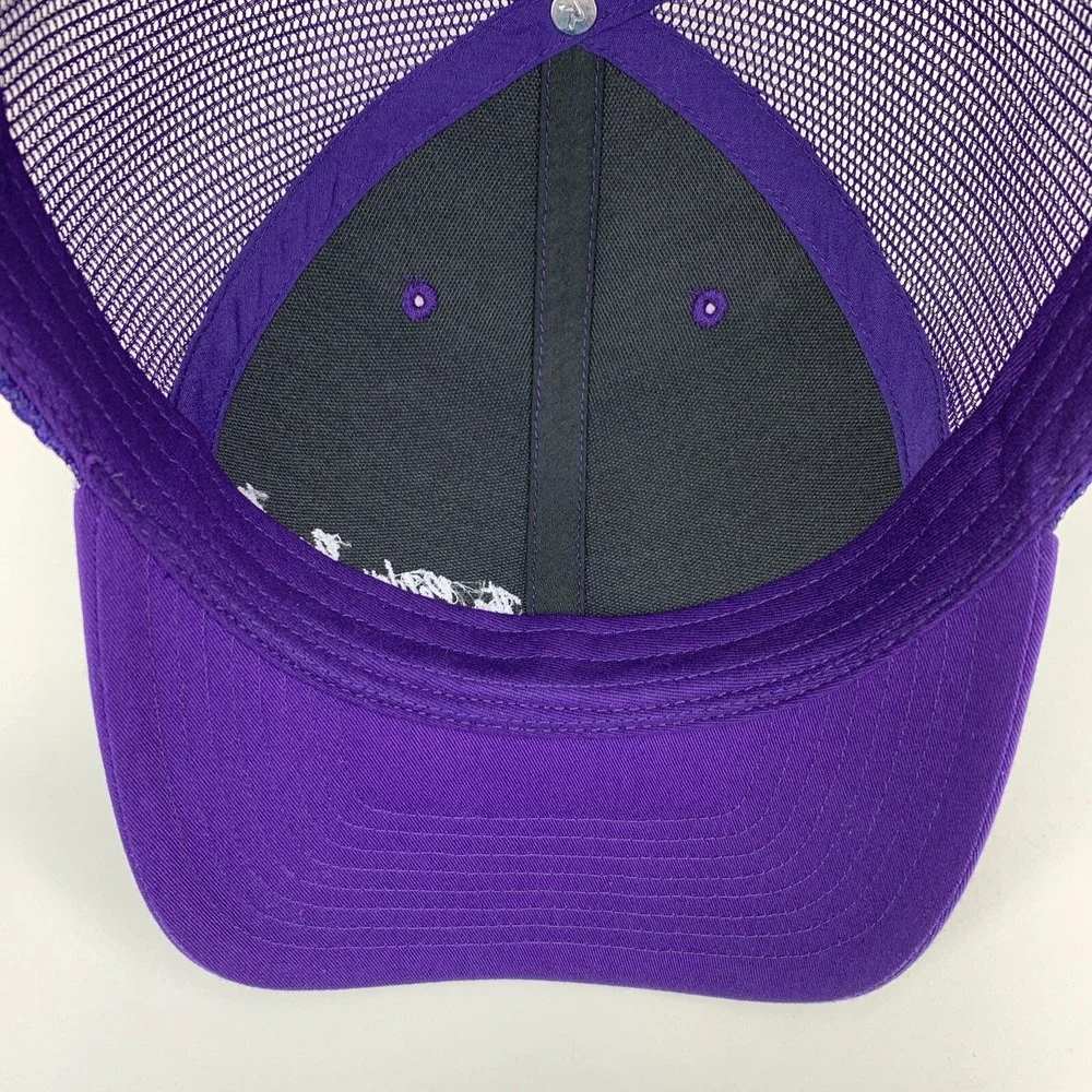 The Paisley Project Hat Purple Mesh Adjustable Snapback Richardson Trucker Cap